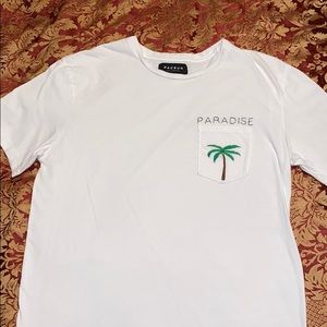 Men’s short sleeve white PacSun tee shirt